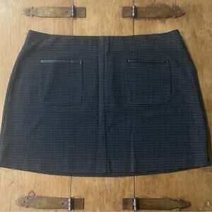 Elle black polka dot skirt size xl